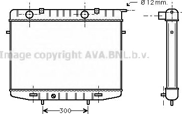 PRASCO OL2213 Radiator motorkjøling PRASCO OL2213 Radiator motorkjøling