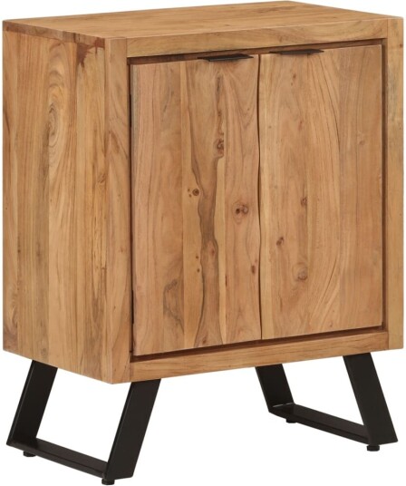 Skjenk med 2 dører 55x36x72 cm heltre akasie 8720845731137