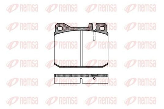 Bremseklosser REMSA 0010.20 Bremseklosser REMSA 0010.20