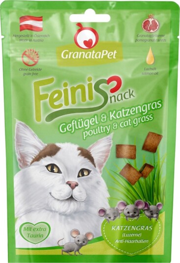 Granatapet Feinis Kylling & Kattegress 3 X 50 G