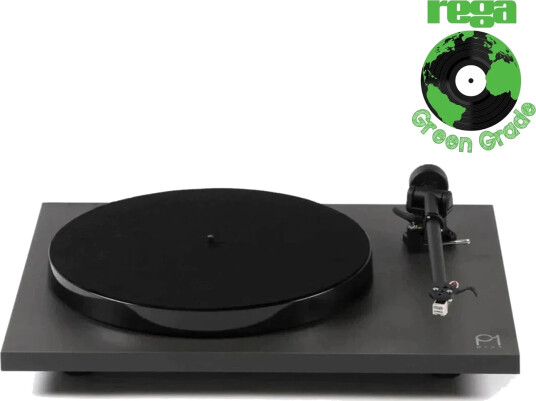 Rega Planar 1 Platespiller med RB110 Tonearm og Carbon Pickup - Sort Matt