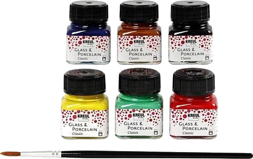 Creativ Company Glass and Porcelain Paint 6. Colors
