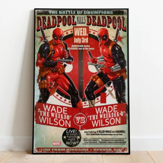Marvel's Deadpool Plakat Kill Champion - 91,5 x 61 cm Marvel's Deadpool Plakat Kill Champion - 91,5 x 61 cm