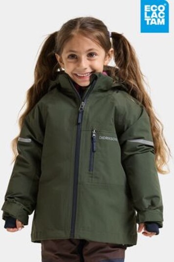 Didriksons Kids" Falken Jacket Deep Green 140