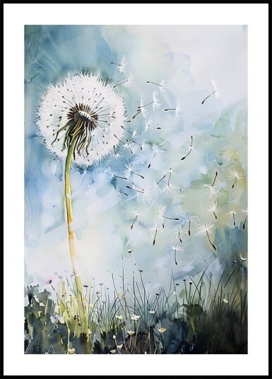 The Dandelion Plakat / 21x30cm