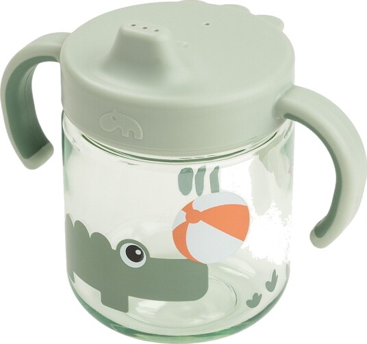 Done By Deer Learning Spout Cup 2-Handle Playground Green