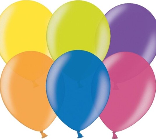 100 stk 30 cm MEGAPACK Ballonger i Assorterte Metalliske & Perle Farger