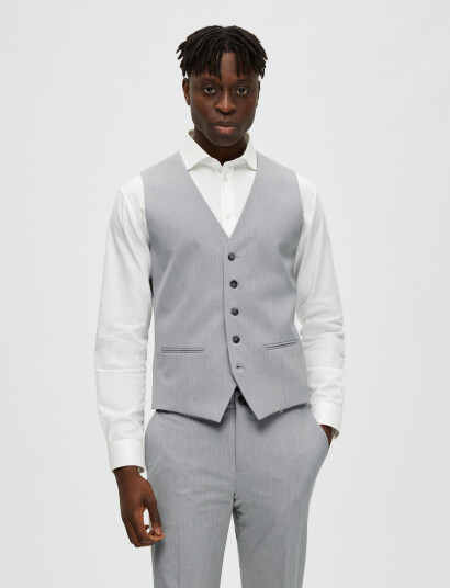 Selected Slhslim-Liam Wct Flex Noos - Grey - 54 Selected Slhslim-Liam Wct Flex Noos - Grey - 54