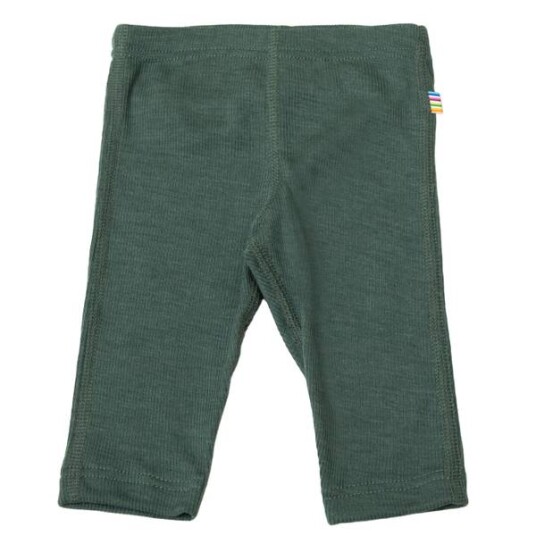 Joha ull/silke leggings - mørk grønn