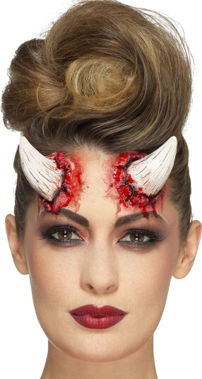 Latex Djevelhorn med Festemiddel