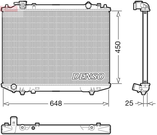 Radiator DENSO DRM10117