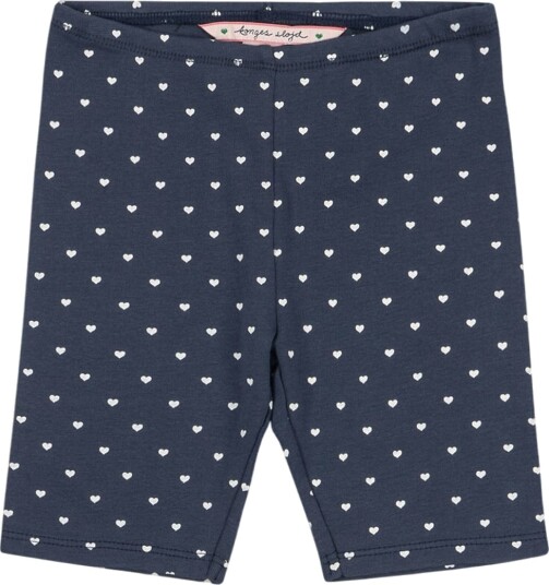Konges Sløjd Sykkelshorts Classic+ Heart Blå Konges Sløjd 2 år 92 Shorts Hvit
