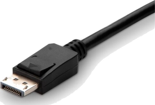 Belkin Kvm Video Cable   Displayport Kabel   Taa Samsvar   Displayport Hann Til Displayport Hann   3.05 M   Passiv 4K Støtte   Svart