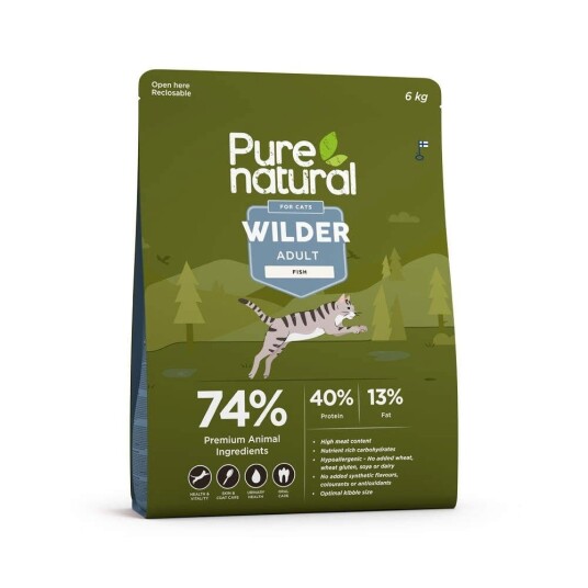 Purenatural Wilder Cat Adult Fish 6 kg 