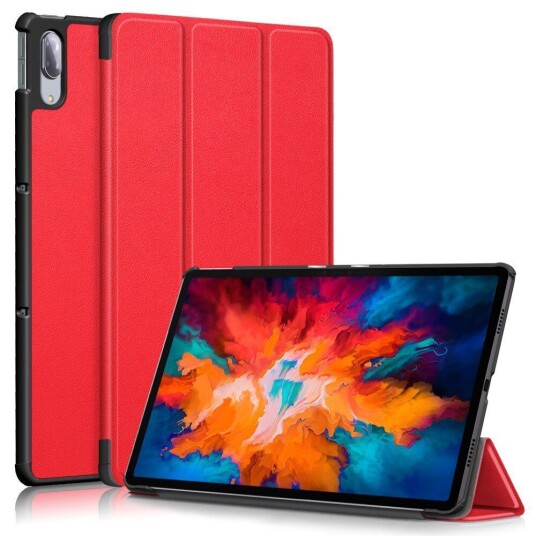 INCOVER Lenovo Tab P11 Pro Tri-fold Flip Deksel med Sleep-Funksjon - Rød