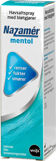 Nazamer Mentol havsaltspray 20 ml Nazamer Mentol havsaltspray 20 ml