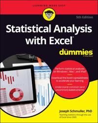 Statistical Analysis With Excel For Dummies Av Joseph Schmuller