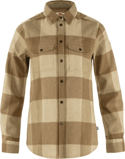 Fjellreven Women's Canada Shirt L , Buckwheat Brown-Light Beige Fjellreven Women's Canada Shirt L , Buckwheat Brown-Light Beige