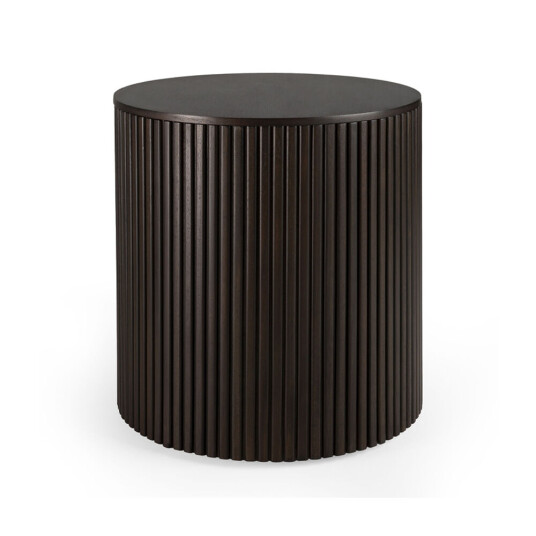 Ethnicraft Roller Max sidebord Mahogny dark brown round Ethnicraft Roller Max sidebord Mahogny dark brown round
