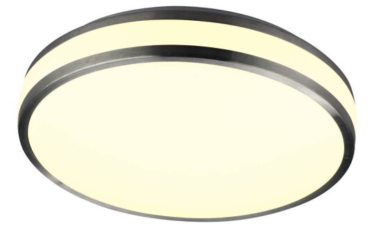 Arcchio Sinovu LED-taklampe til bad, krom, 34 cm Arcchio Sinovu LED-taklampe til bad, krom, 34 cm