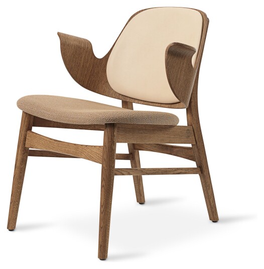 Warm Nordic GESTURE Loungestol, teak oljet eik, Stoff