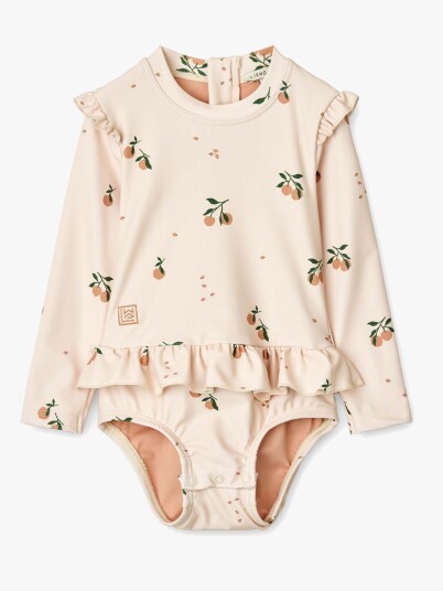 Liewood Sille Baby Printed Swimsuit Cream 80