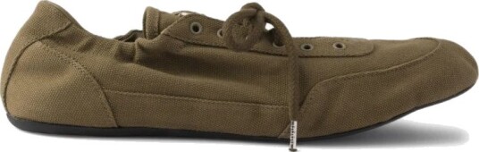 Prada, Dame, Sko, Grønn, 37 EU,