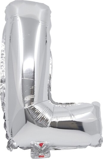 Decorata Party Folieballong 33 cm L Sølv Decorata Party OneSize Dekorasjon 91261-Silver letter L
