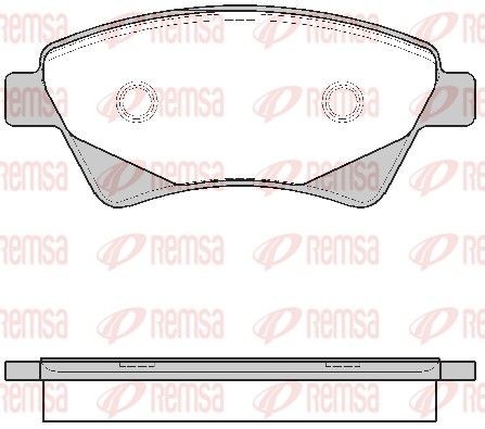 Bremseklosser sett REMSA 0976.20