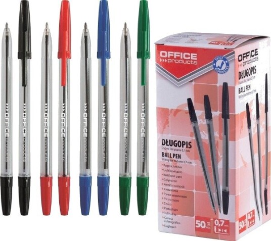 Pbs Connect Kulepenn Office Products 1,0 Mm Svart P50 (Pris Per Stk.)