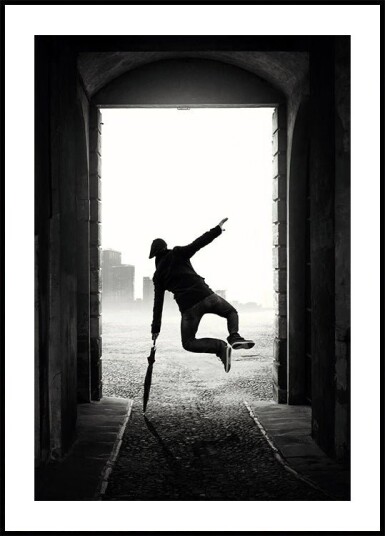 Joyful Leap Urban Plakat Plakat / 30x40cm
