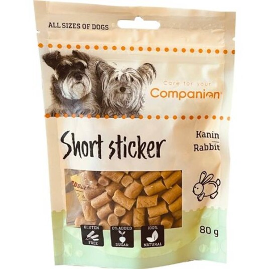 Short Rabbit Sticks Hundesnacks Kanin