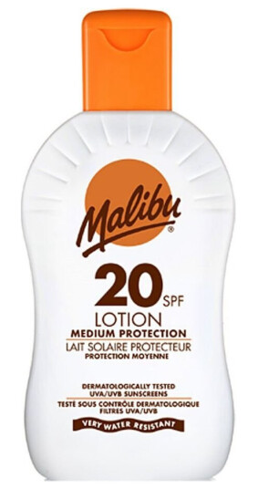 Malibu SPF 20 Vannresistent Solkrem 200 ml