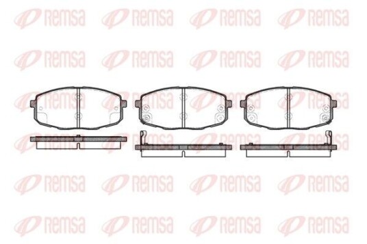 Bremseklosser REMSA 1038.02 Bremseklosser REMSA 1038.02