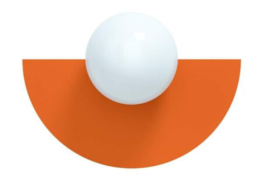 Swedish Ninja - Candy Big Circle 180 S Vegglampe Zesty Orange Swedish Ninja