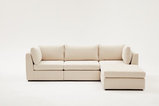 Deliones Hjørnesofa 3 seter   Beige