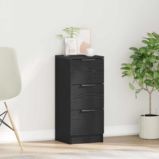 Svart eik skjenk Svart eik 30 x 30 x 70 cm Konstruert tre Svart eik skjenk Svart eik 30 x 30 x 70 cm Konstruert tre