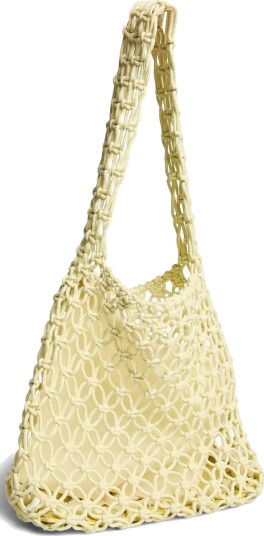 Pieces Pcganna Crochet Shopper Cream Pieces Pcganna Crochet Shopper Cream