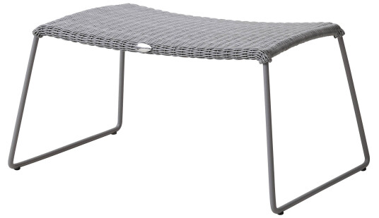 Cane-line Breeze skammel Light grey 72 x 36 cm Grå