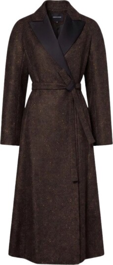 Max Mara Dame Frakker Brun XS,