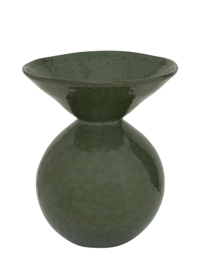 Urban Nature Culture Urban Nature Culture Vase Lunar Khaki green Ø 21 CM Urban Nature Culture Urban Nature Culture Vase Lunar Khaki green Ø 21 CM