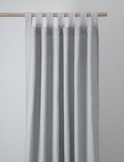 compliments Ivalo Curtain 140X260 Cm W/Loops - Grey - 140X260CM