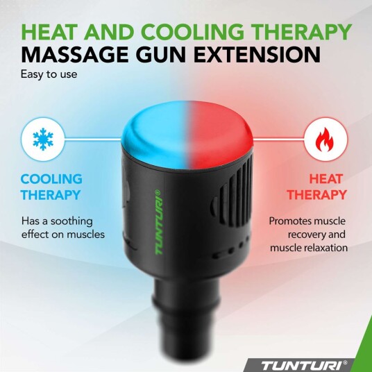 Tunturi Fitness Head For Massage Gun Heat And Cool Massasjepistol Tilbehør