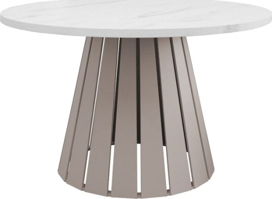 Berber Salongbord 75 cm - Beige/Hvit