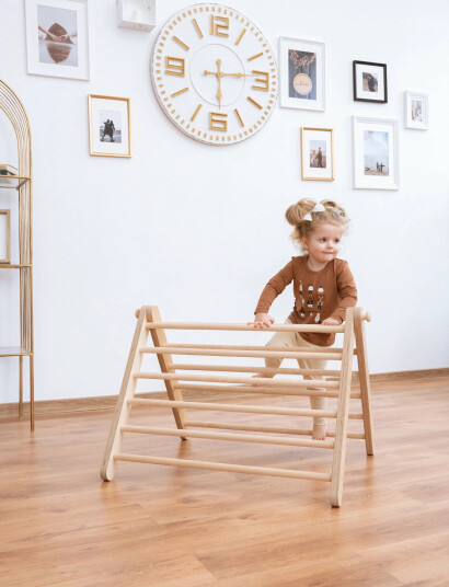 Ette Tete Klatrestativ Sipitri Med Rampe Brown 82x60cm