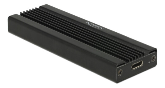 Delock M.2 NVMe SSD Kabinet med SuperSpeed USB 10 Gbps - Sort