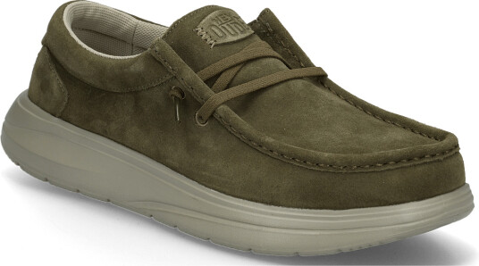 Hey Dude Wally X Suede Khaki green 45