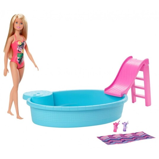 Mattel Barbie Pool & Doll Playset Mattel Barbie Pool & Doll Playset