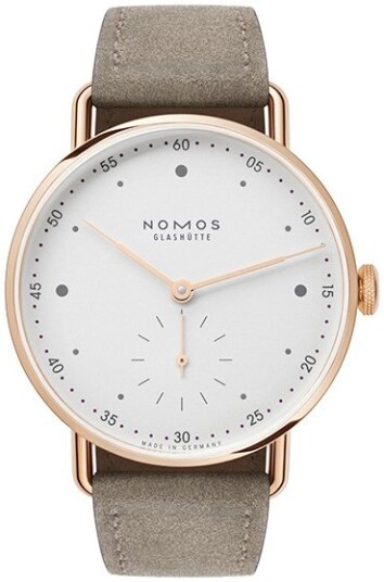 Nomos Glashütte Dameklokke N 1170 Metro Hvit/Lær Ø33 mm