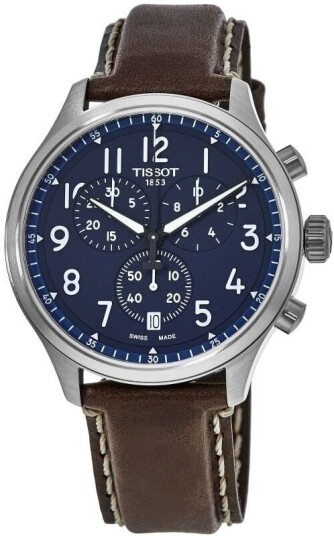 Tissot Herreklokke T116.617.16.042.00 T Sport Blå/Lær Ø45 mm